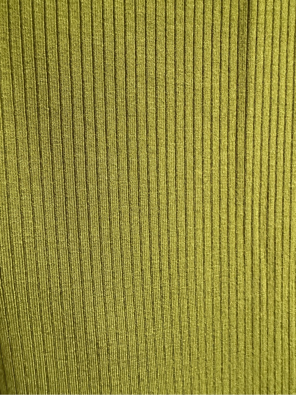 Olive Ribbed Bodycon Reversible Mini Dress - Picture 3 of 5